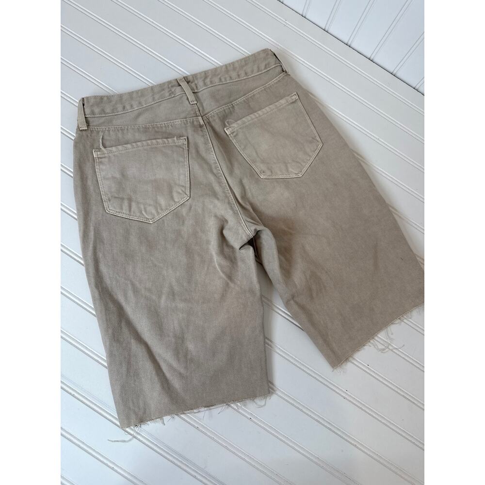 NWOT L’AGENCE Bermuda Shorts Tan & Blue Denim Casual Womens Bundle Sz 25 - Picture 3 of 9